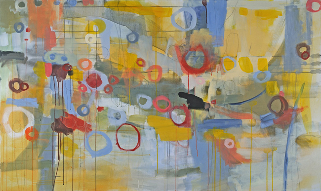 laurie breen--contemporary mixed media still-life and abstract paintings & art for children's spaces