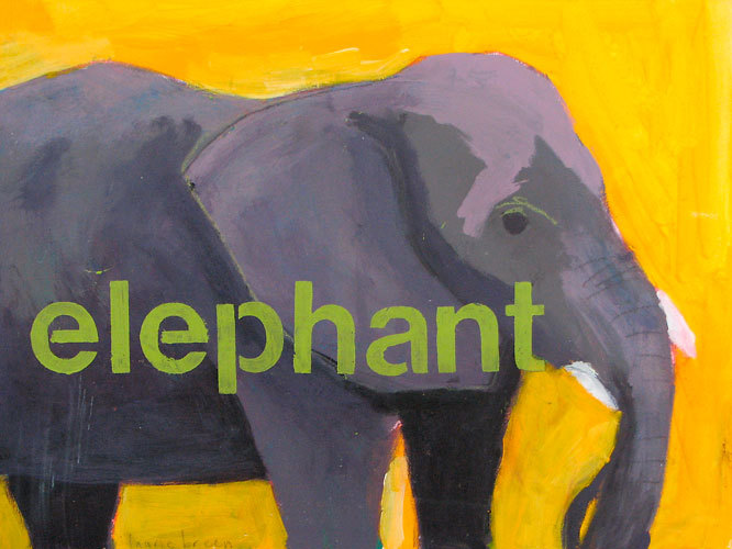 elephant 
painting